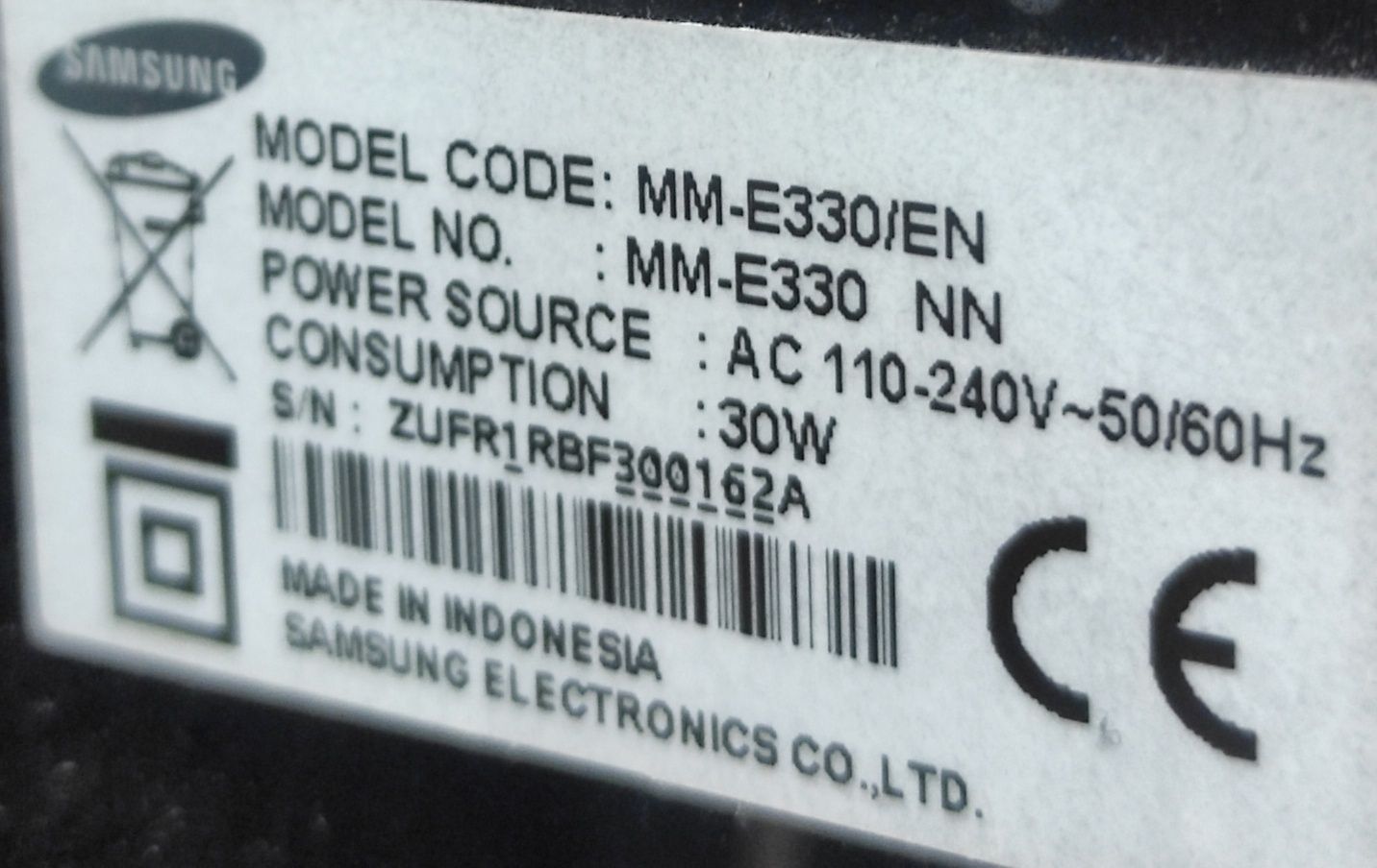 Wieza samsung mm E330