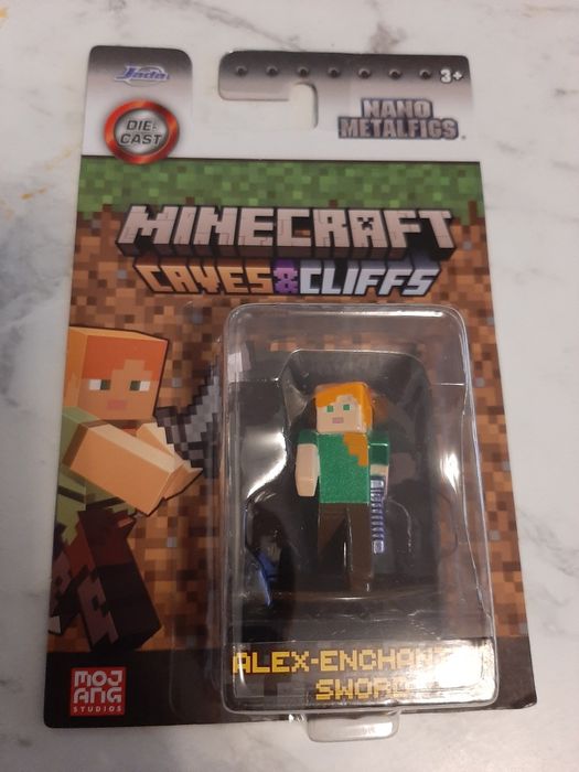 Nowa Figurka metalowa Minecraft Alex