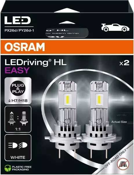 ŻARÓWKA LED OSRAM H7 H18 2 SZT Komplet LEDRIVING HL Easy 12V retrofit
