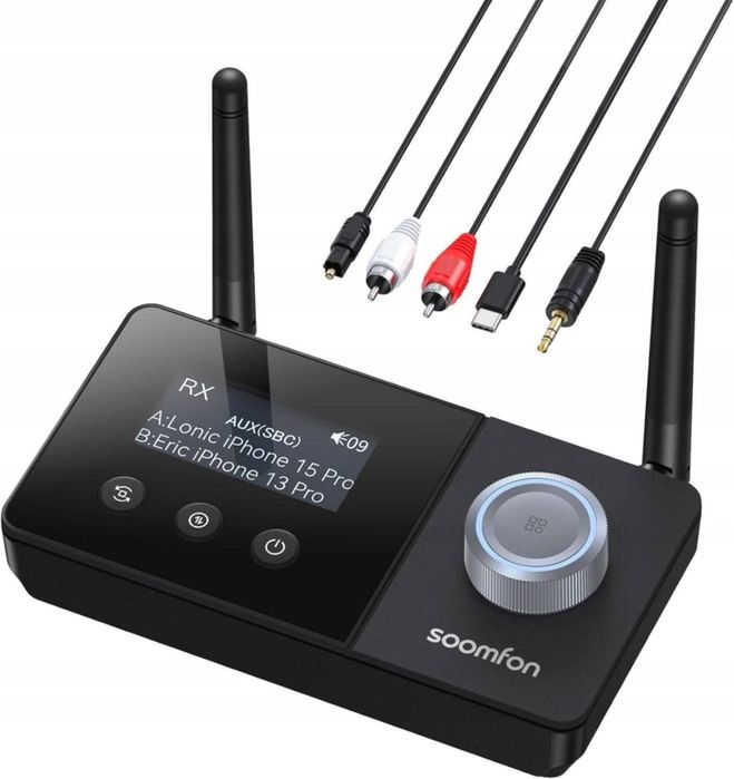 SOOMFON odbiornik nadajnik Bluetooth 3w1