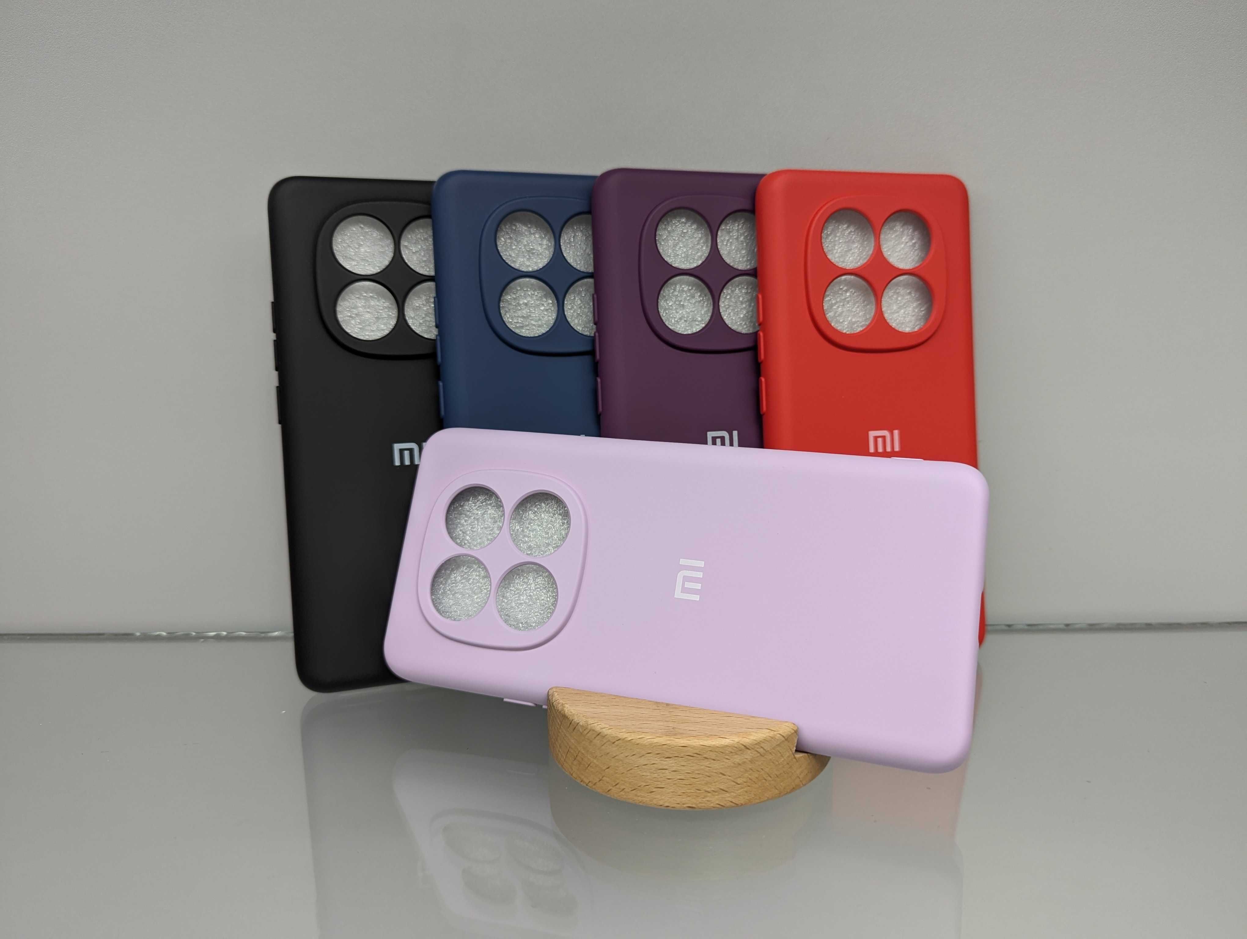 Redmi Note 14 Pro 5G Противоударный чехол софт тач с лого все модели