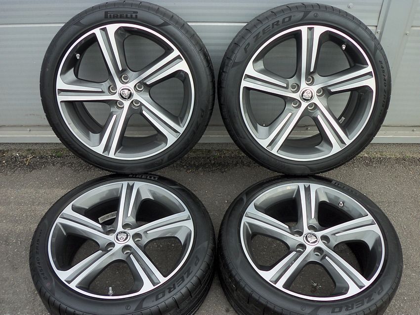 19''KOŁA LETNIE - JAGUAR - NOWY XF - Oryginalne Polerowane - BLADE