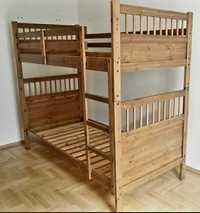 Łóżko piętrowe (dwa łóżka 90x200) z materacami
