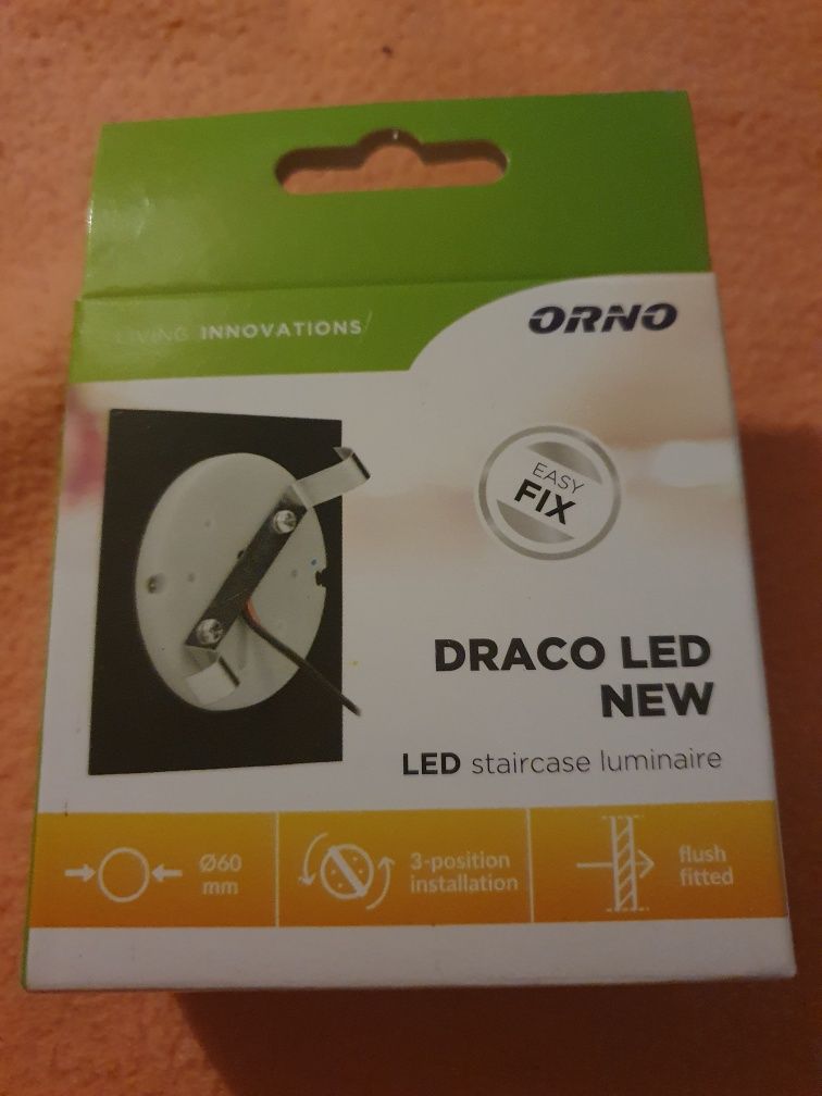 ORNO Oprawa Schodowa Podtynkowa 12V DRACO LED WW