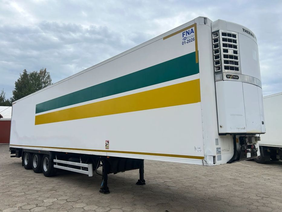 Schmitz Cargobull LAMBERET THERMO KING SL / GRUBA ŚCIANA 7 CM / OŚ PODNOSZONA / SPRAWNA CHŁODZI i GRZEJE BEZ PROBLEMU / HAMULCE TARCZOWE / 2007 ROK !!  Drukarka / Przepracowane TYLKO 5361 motogodzin / Hamulce tarczowe