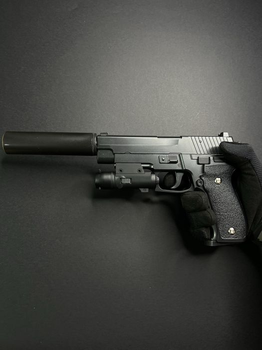Іграшковий металевий пістолет для розваг Sig Sauer PRO G26A Galaxy
