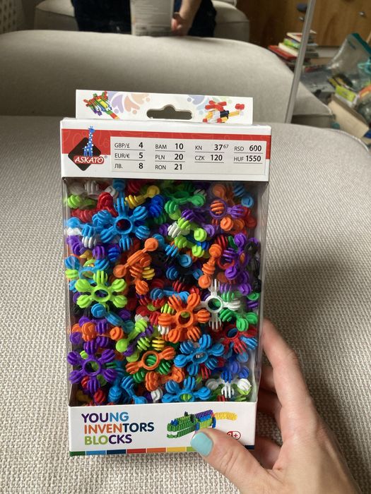 Klocki Małych Geniusz  kreatywne ASKATO konstrukcyjne