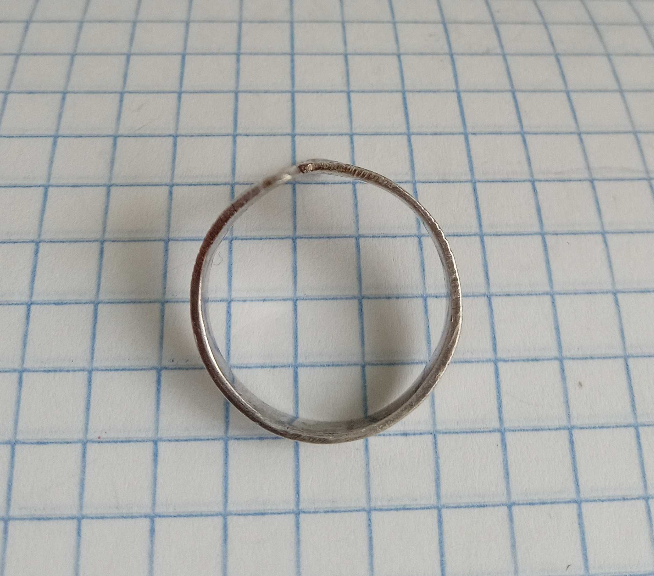 Кольцо с чернью , серебро (звезда 925, 2.5г) СССР