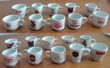 pack 69 chávenas de café diversas marcas