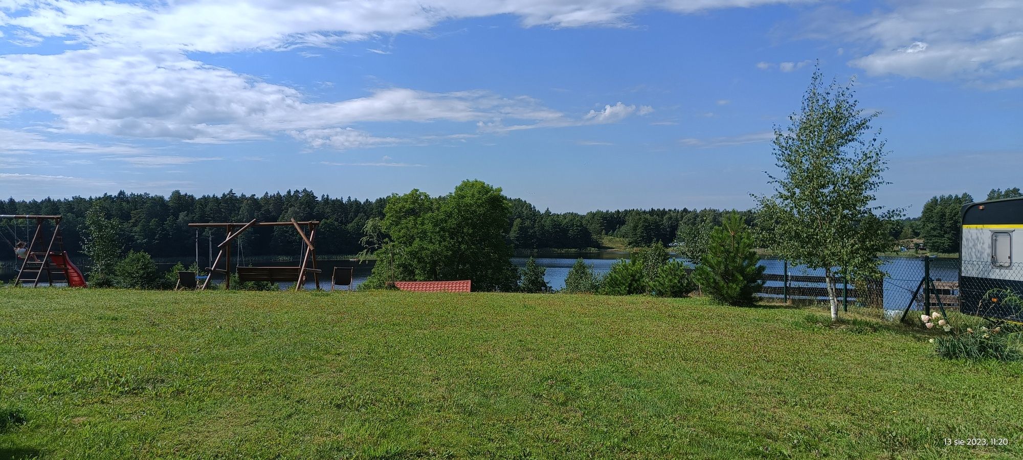 Działka nad jeziorem, pole kempingowe, wynajem, wakacje nad jeziorem