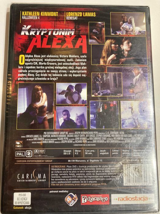 Płyta DVD film Kryptonim Alexa