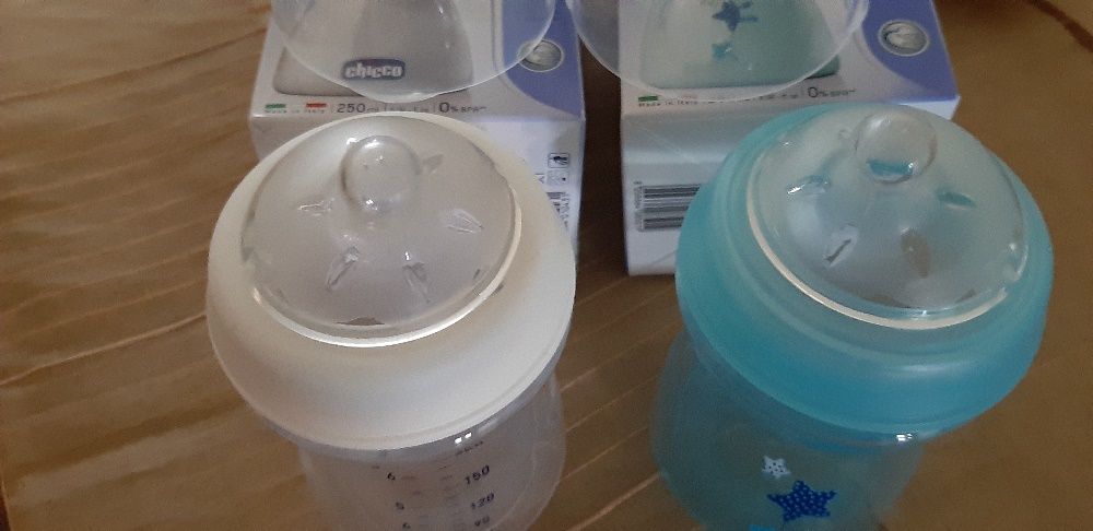 2 Biberões Chicco 250 ml 0m+