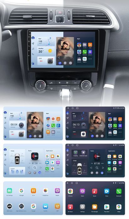 Radio dla Renault Kadjar 2015 - 2019 – CarPlay Android Auto