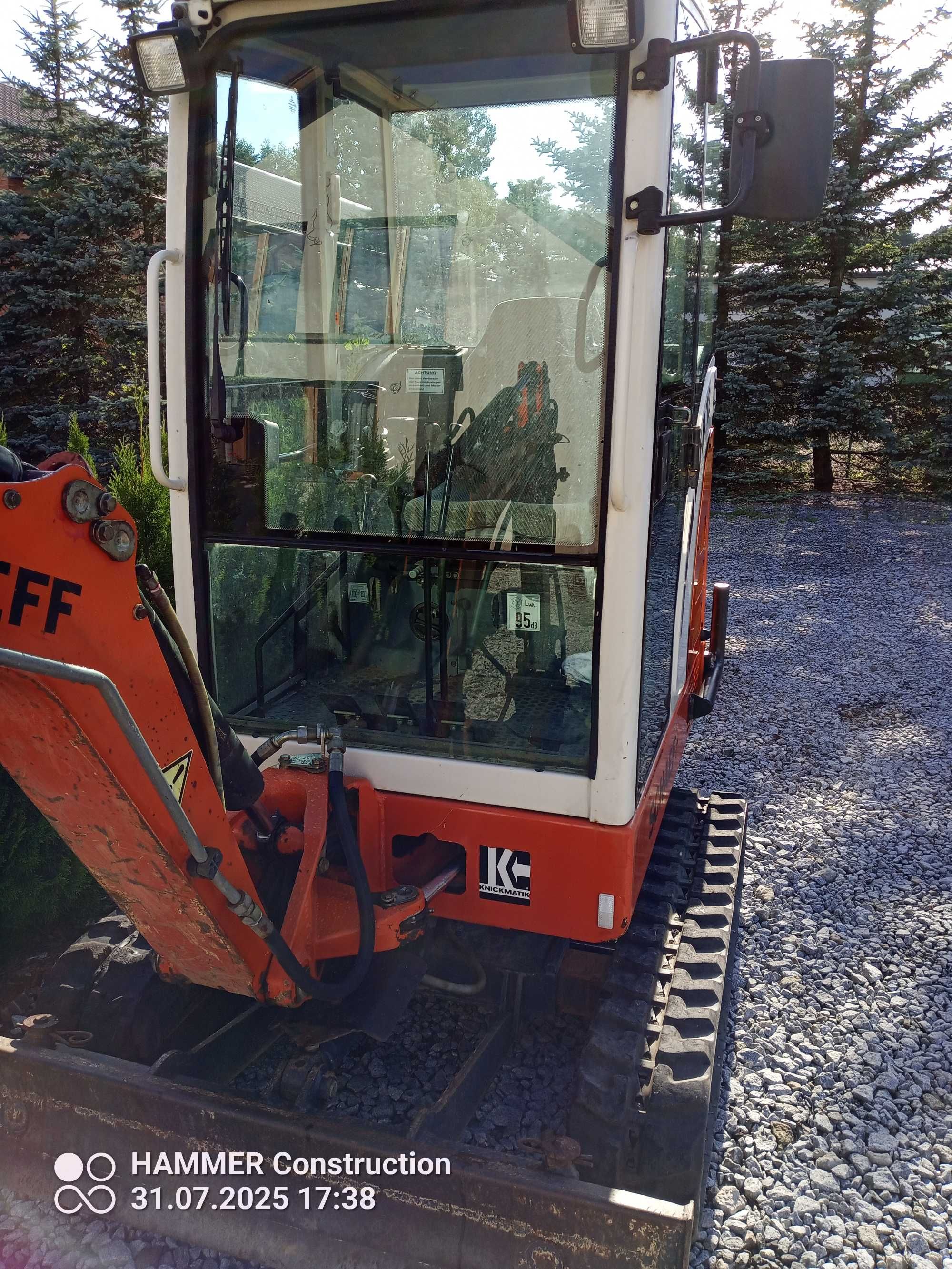 Minikoparka Terex  Tc16 Schaeff  Hr12 jak Kubota yanmar jcb