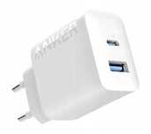 Ładowarka sieciowa uniwersalna Anker 312 20W USB-A / USB-C Biały