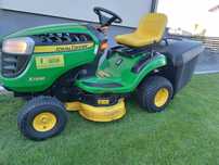 Traktorek kosiarka John Deere X135R 2-cylindry B&S pompą oleju 113 mth