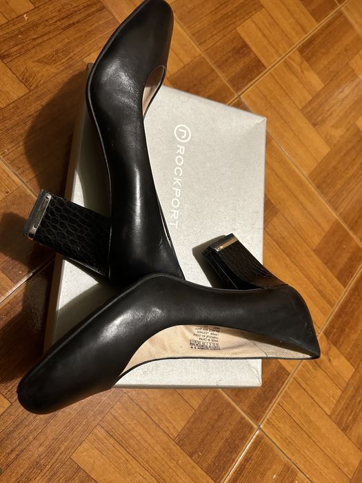 Sapatos 39 mulher classicos de pele Rockport usados 1 vez