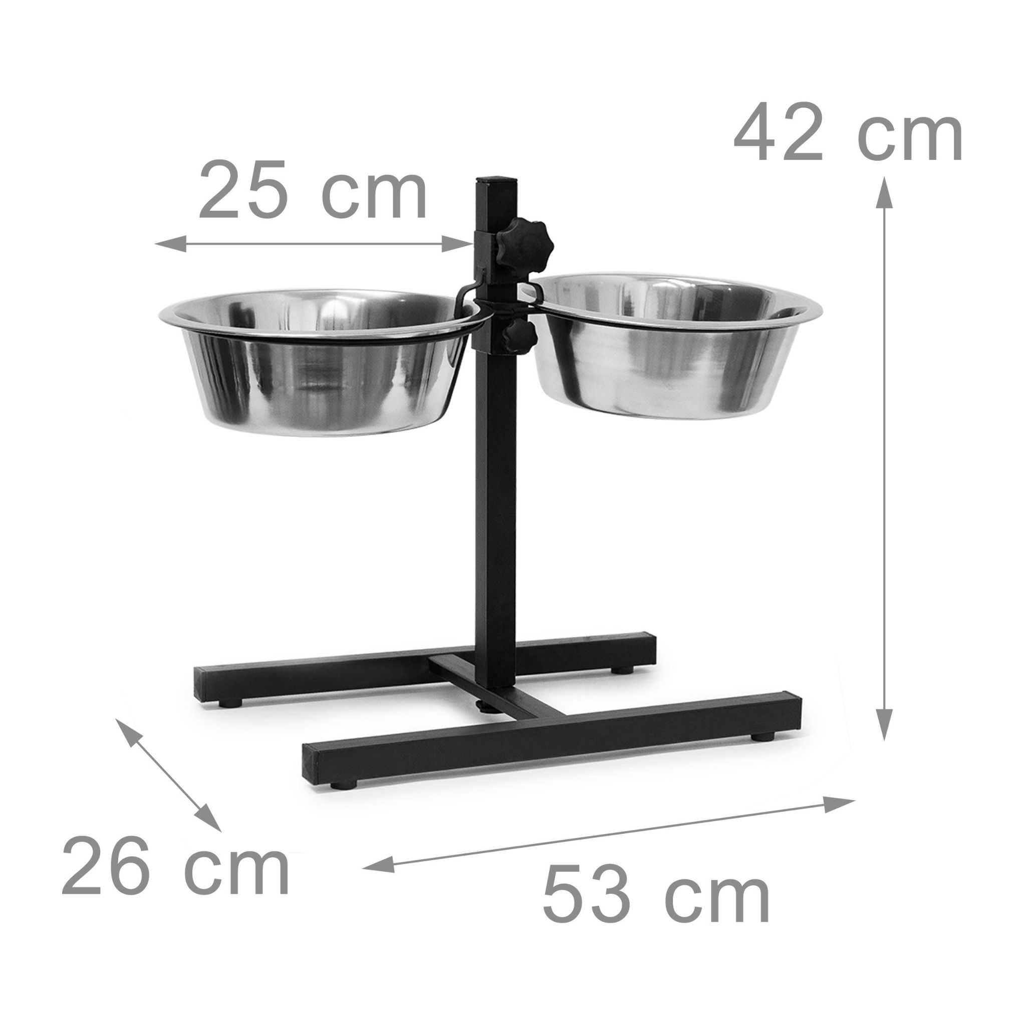 Stojak Regulowany 2 Miski 2,15L OKAZJA!!!