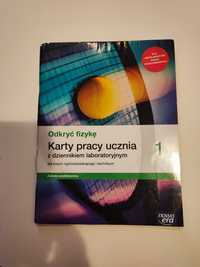 Odkryć fizykę 1 karty pracy wypełnione ocenione na 5 jak nowe w okładc