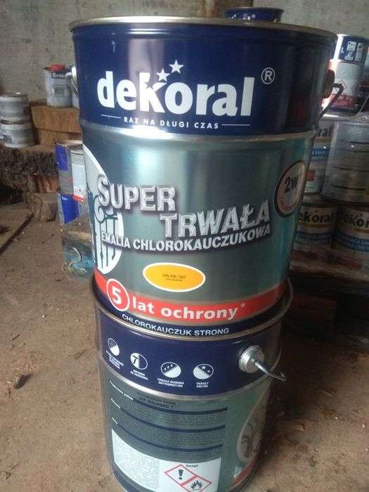 Sprzedam nowe farby lateksowe Dekoral oraz farby do metali