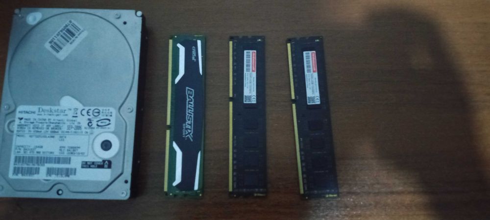Hdd 164 + оперативна пам'ять 10гб ddr3