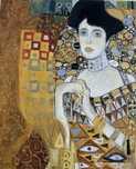 Olej na płótnie 30/50 cm Portret Adele Bloch-Bauer I * Gustaw Klimt
