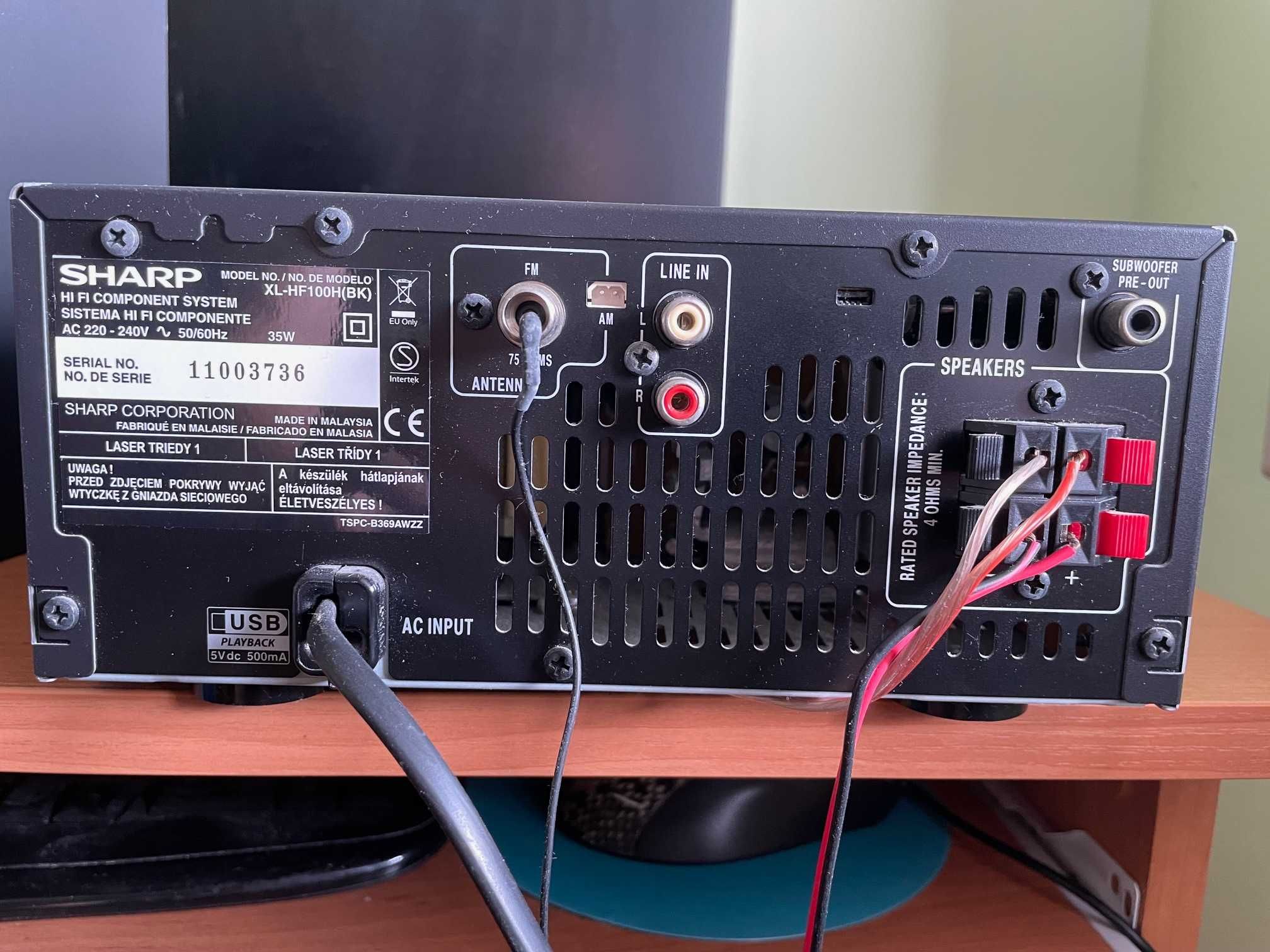 Sprzedam wieżę Sharp XL-HF100H(BK)