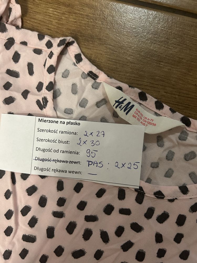 Kombinezon H&M rozm.122 6-7lat. Cudny jak nowy.Na codzien i pod sweter