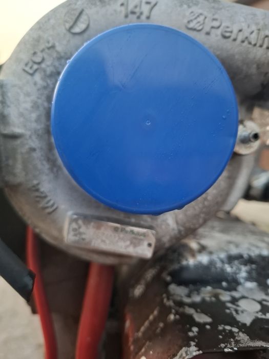 Silnik perkins 1104 RK 4cyl turbo części sprężarka klimatyzacji