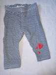 Legginsy w paski 62/68