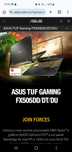 Jogo sério só com o Computador Asus TUF Gaming - rapidez e fluidez.