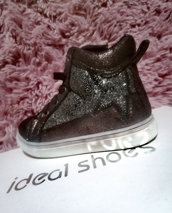 Brokatowe botki glam style trampki dla dziewczynki 27