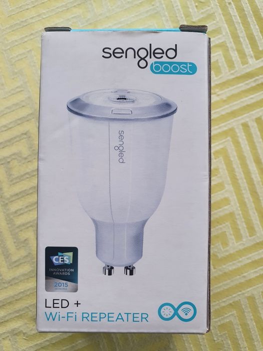 Sangled boost (lâmpada c/ repetidor/extensor wifi)