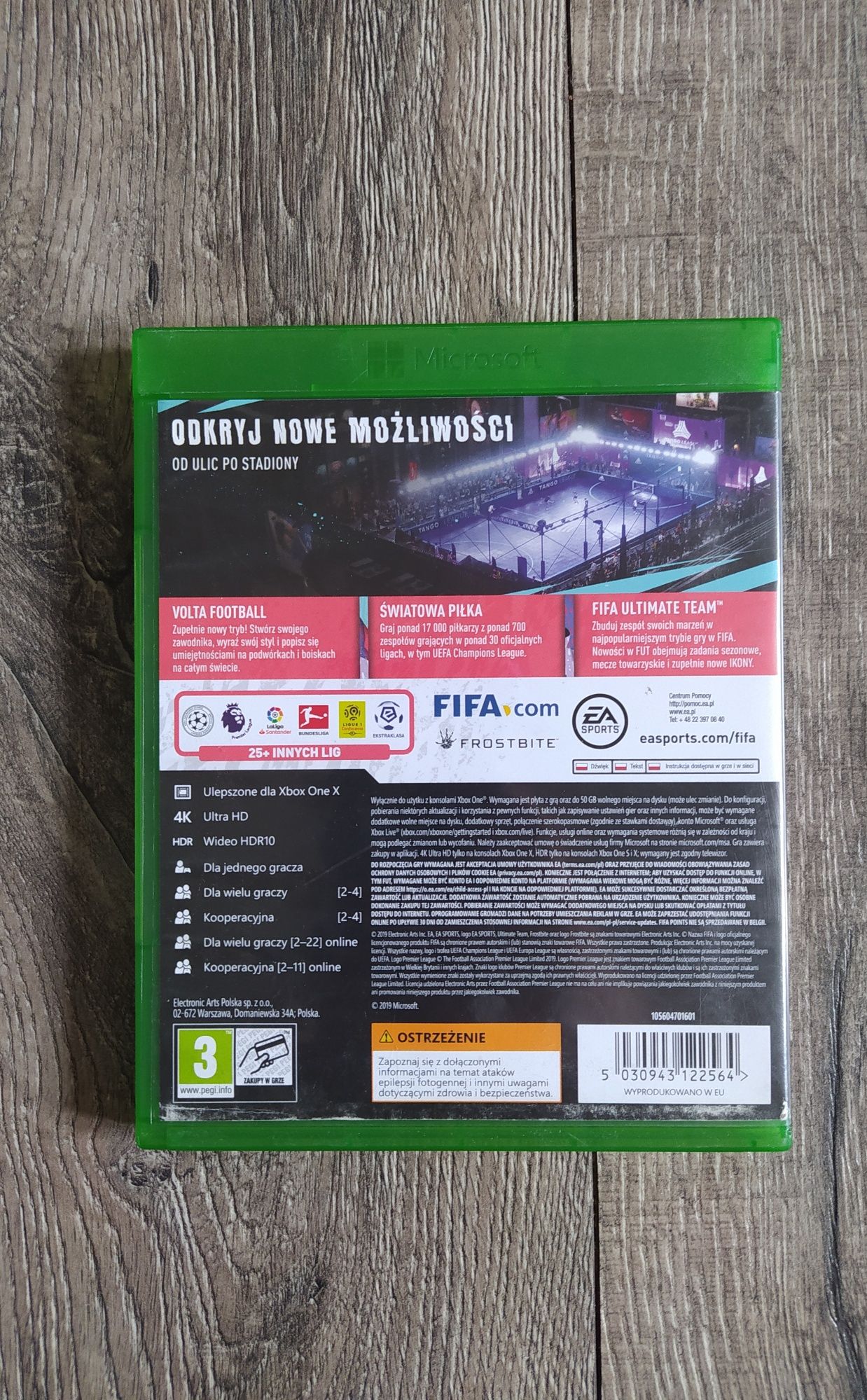 Gra Xbox One Fifa 20 PL Wysyłka