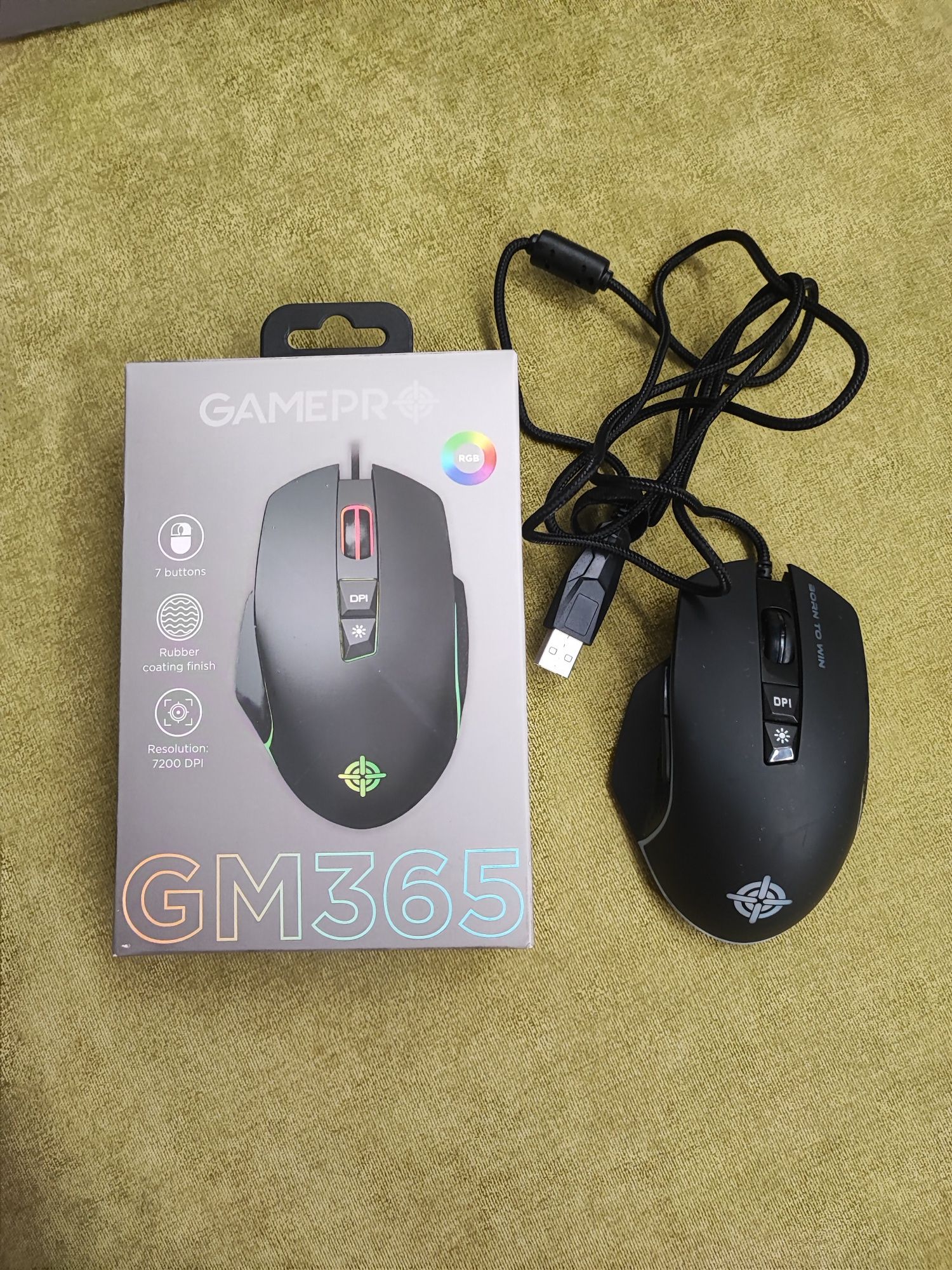 Миша GamePro Nitro USB Black (GM365)