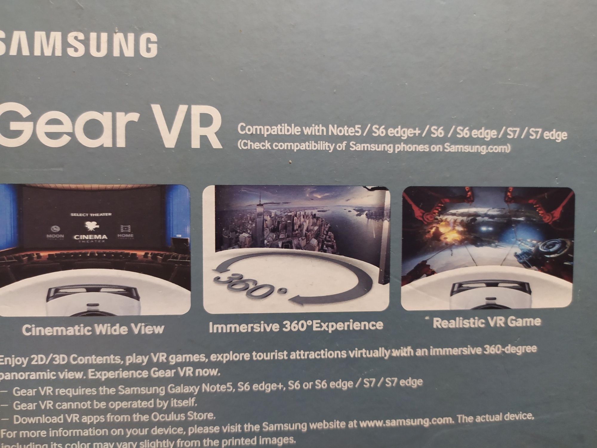 Очки виртуальной реальности SAMSUNG Gear VR