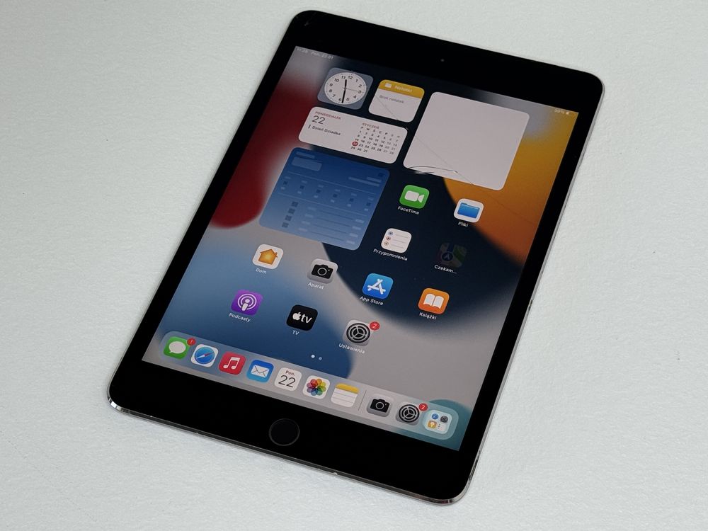 iPad mini 4 64GB (A1550) - Cellular (LTE) - pęknięty - faktura VAT 23%