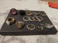 Mega zestaw pierścionków mix biżuterii Całość