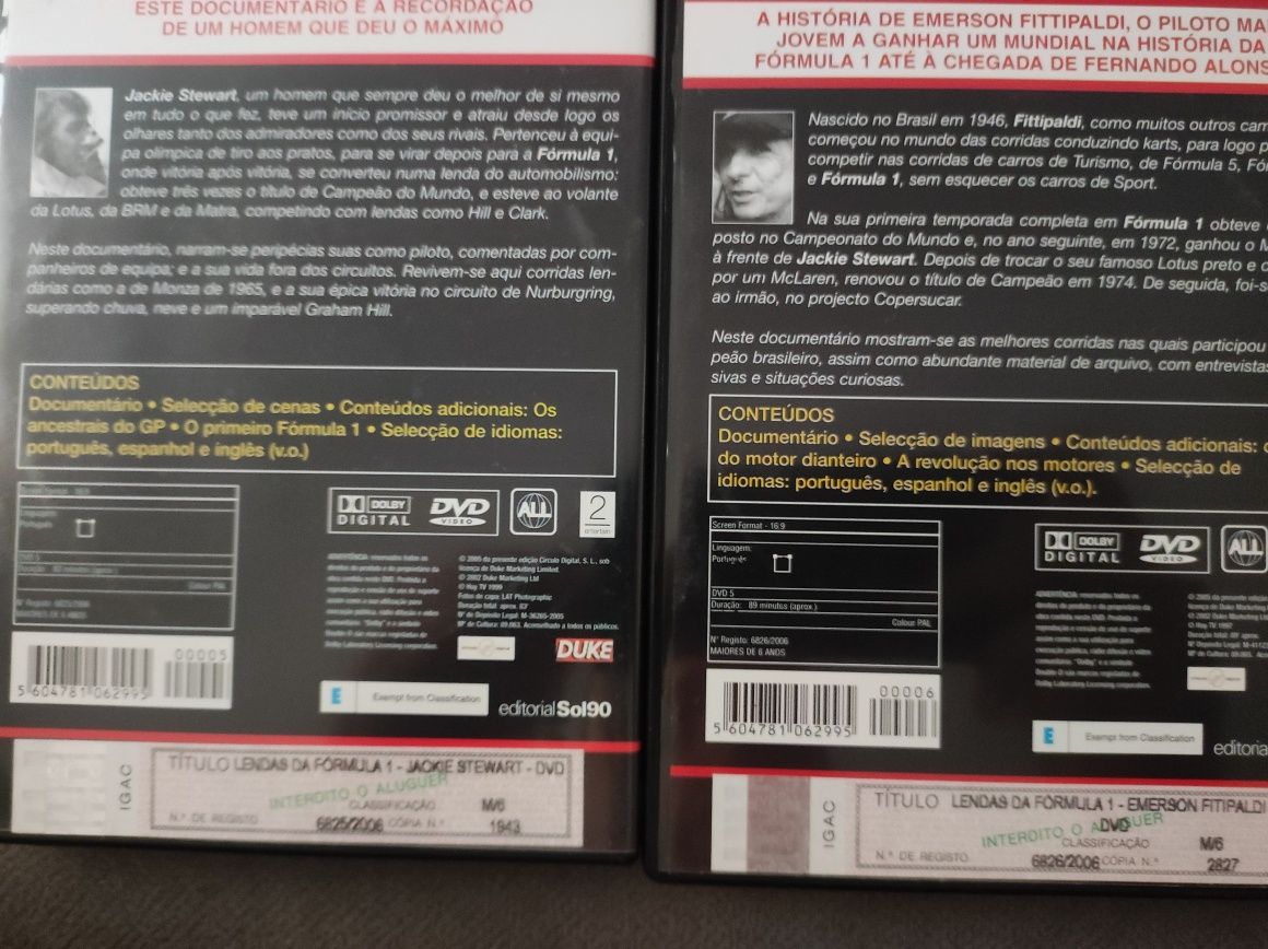 Coleção completa do AutoSport "Lendas da Fórmula 1"