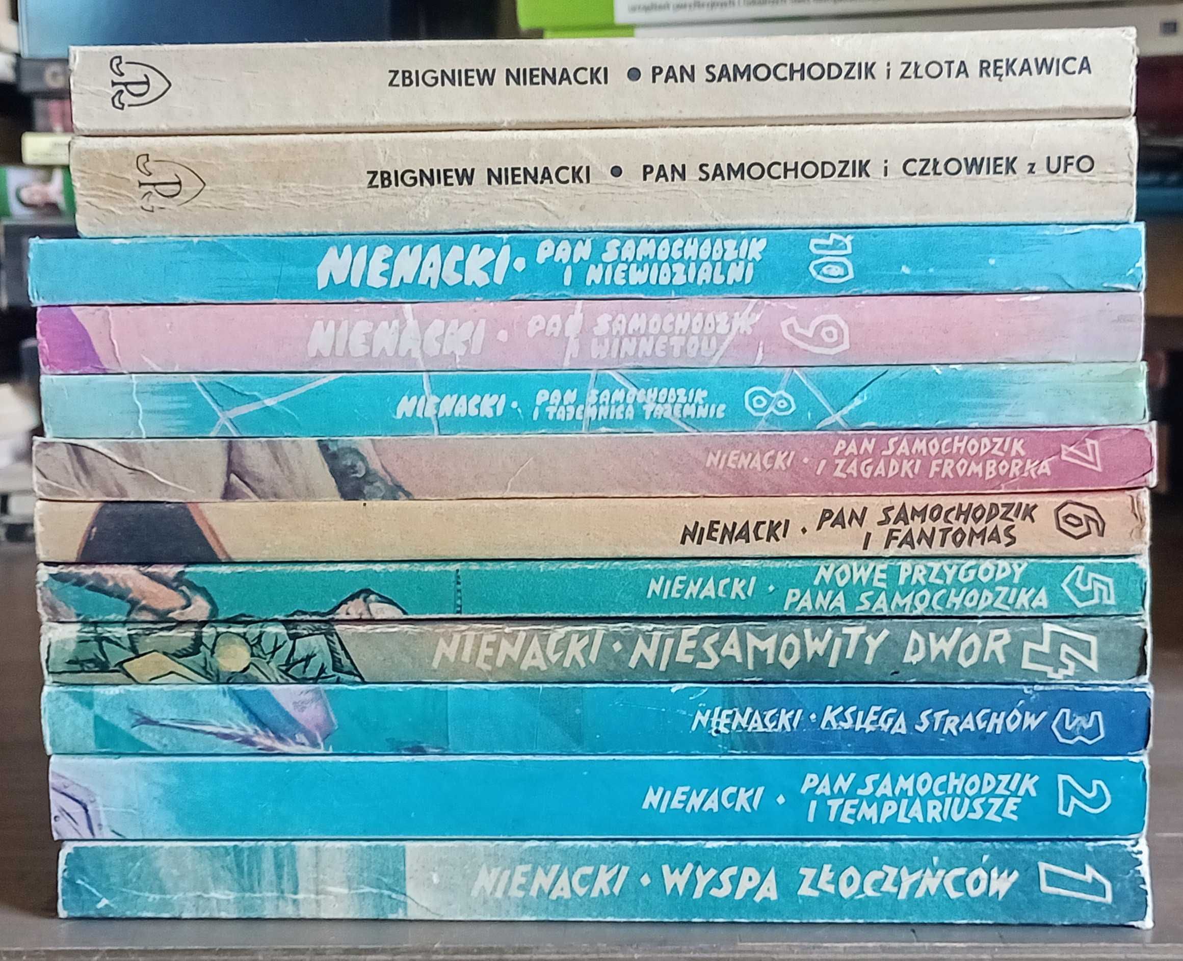Zbigniew Nienacki Pan Samochodzik x 12 komplet