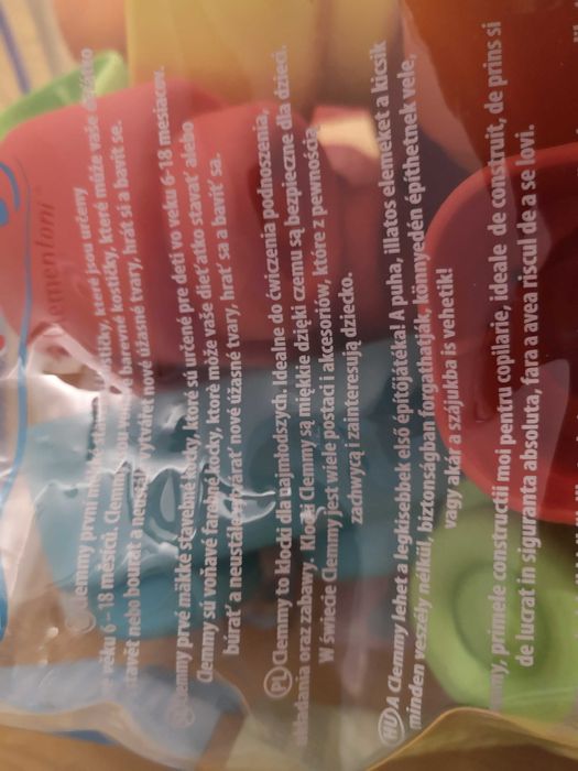 Klocki gumowe Clementoni Soft Clemmy