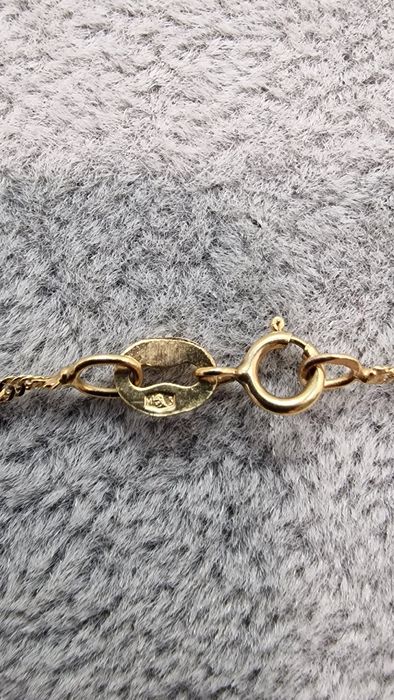 ZŁOTY łańcuszek 14K pr.585 splot singapur 45cm Komis Madej Sosnowiec