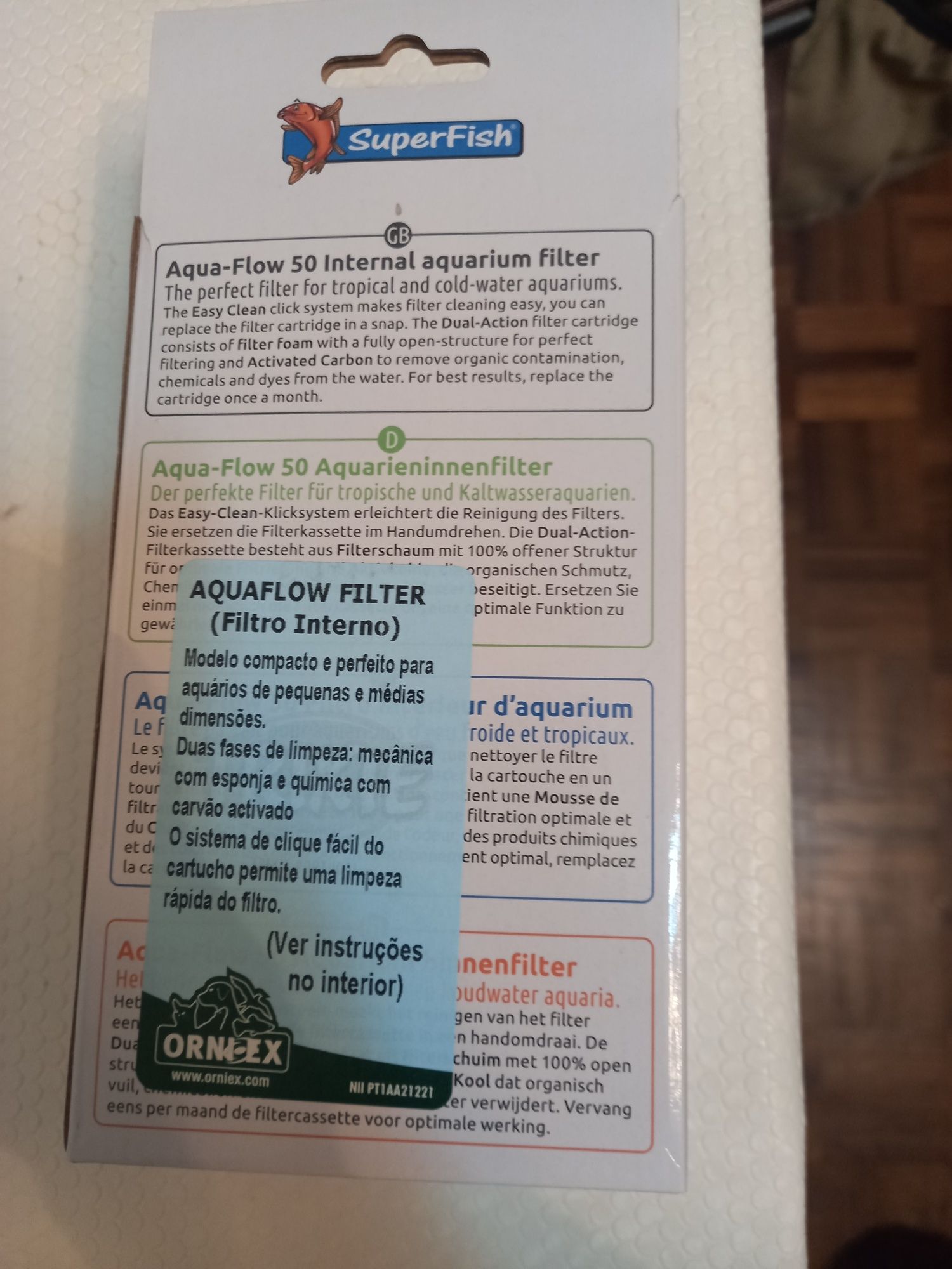 Filtro para aquario novo