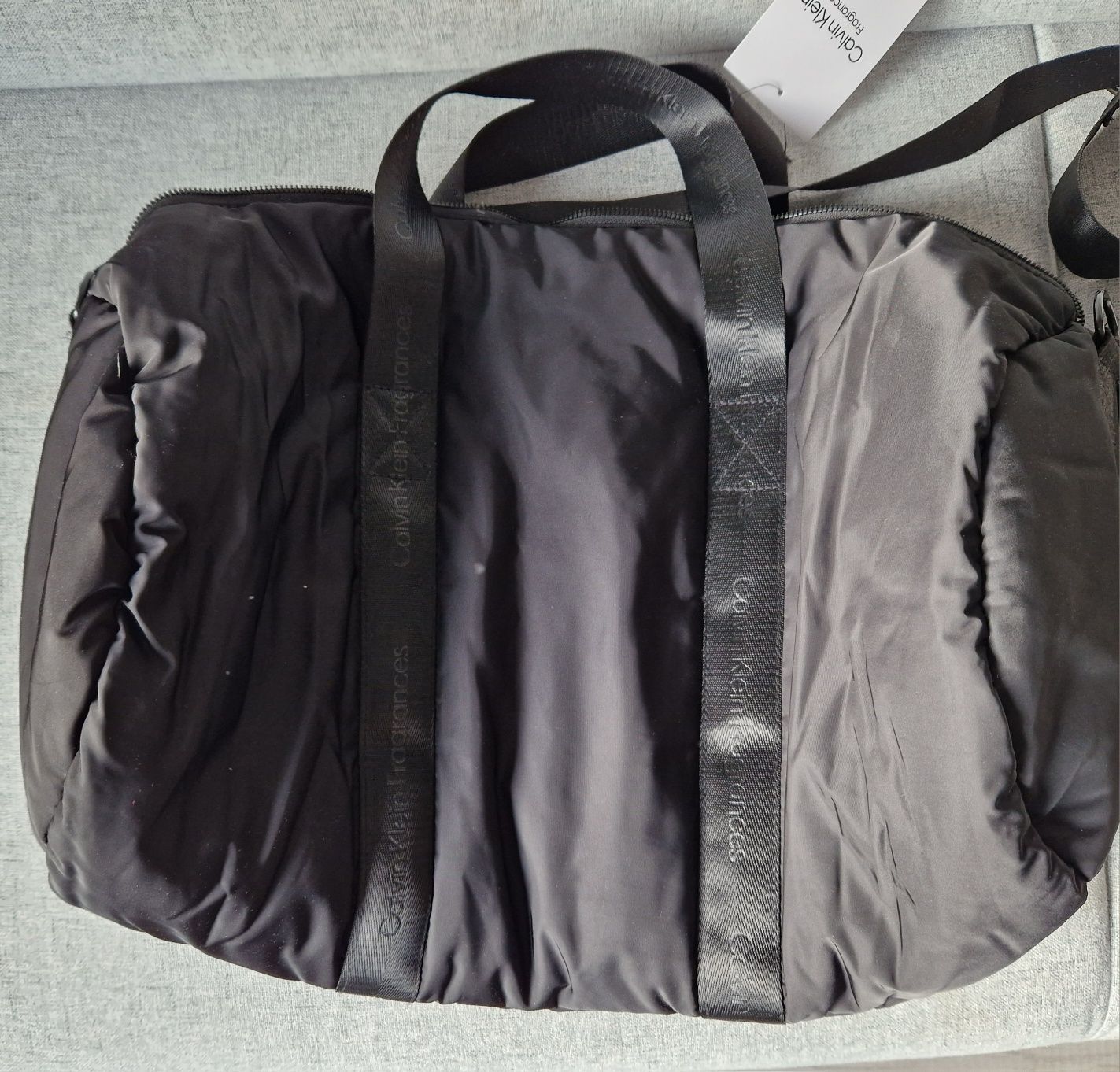 Calvin Klein torba torebka duża podróżna oryginalna czarna