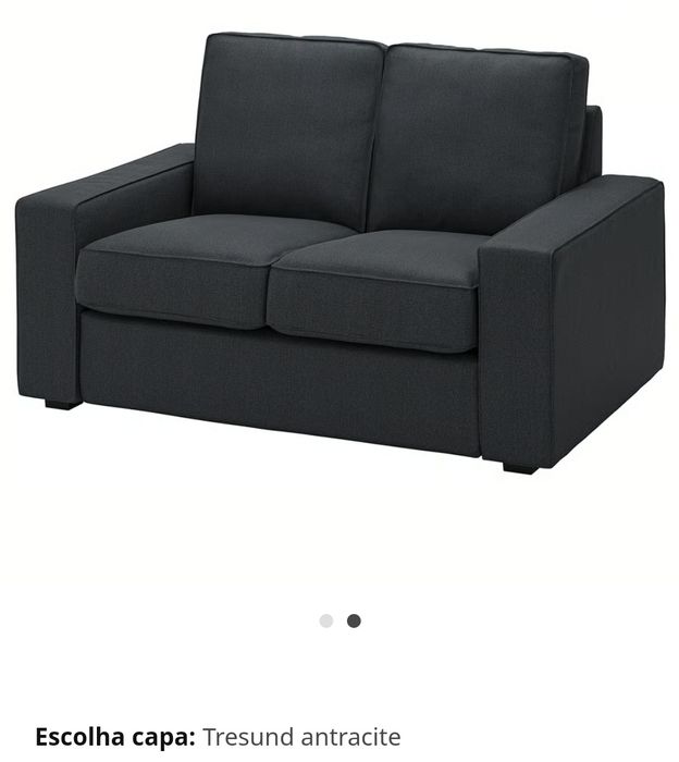Atenção (Capa KIVIK)p/sofá compacto 2lug, Tresund antracite