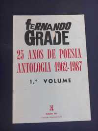 Livro 25 anos de poesia - Antologia 1962 a 1987