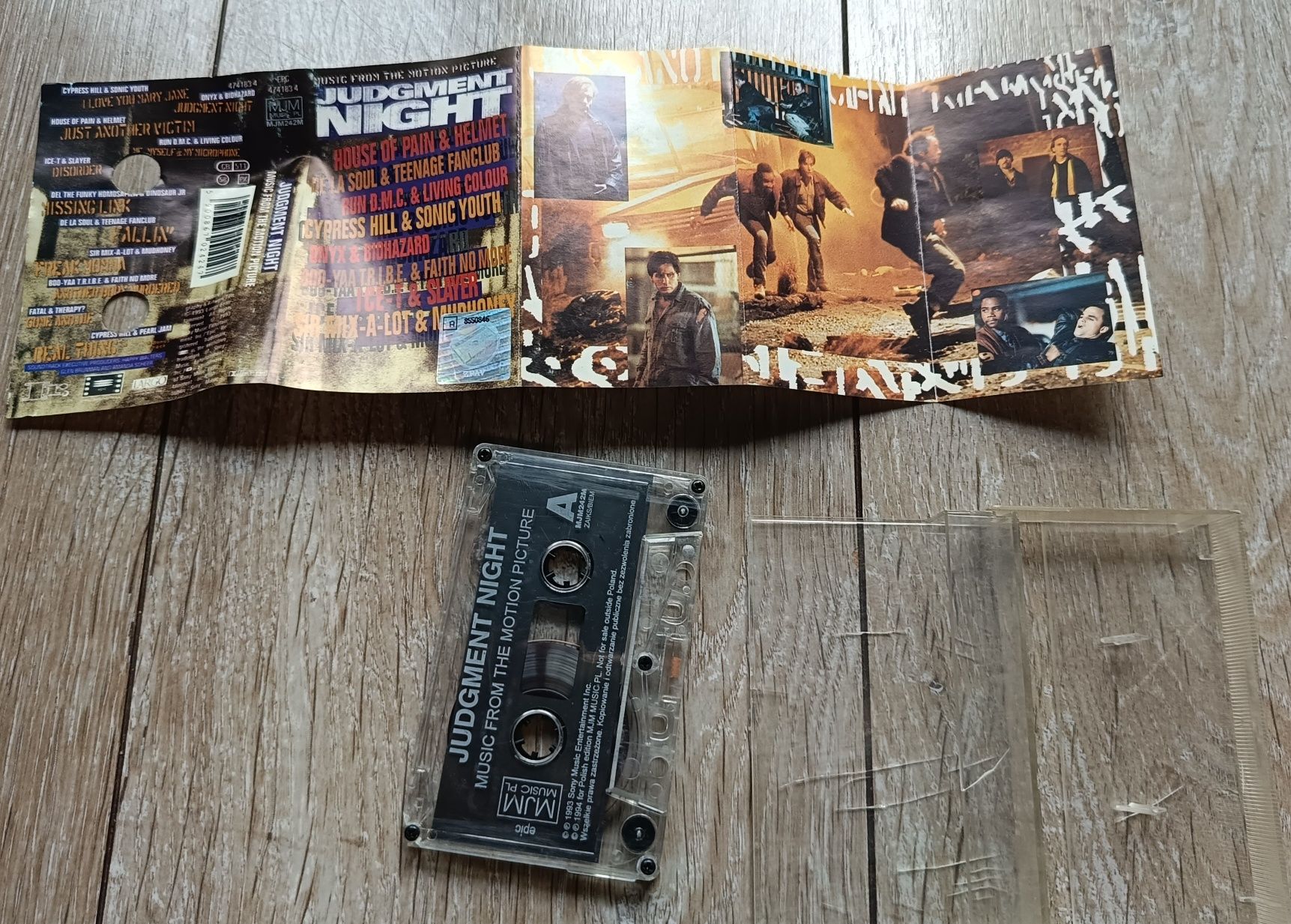Kaseta magnetofonowa Soundtrack Judgment Night Music from the motion
