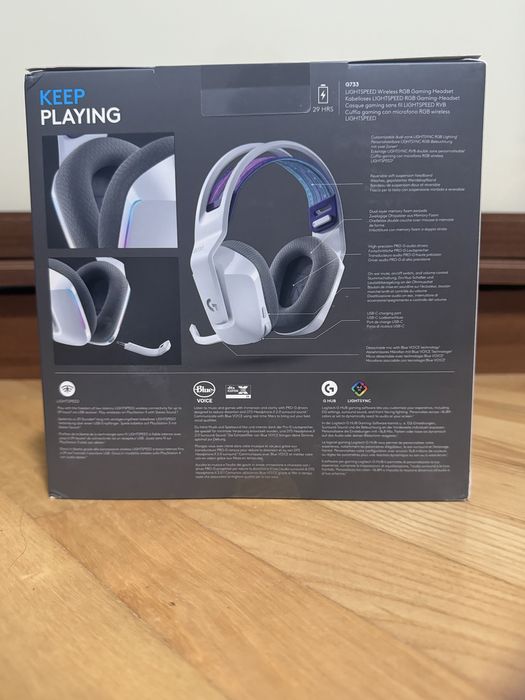 Навушники Logitech G733 White (без мікрофона)