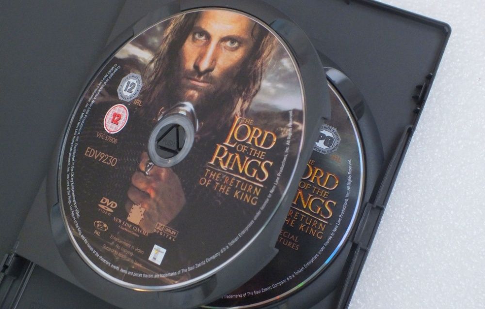 Оригинальные лицензионные DVD / VIDEO / The Lord of the Rings.