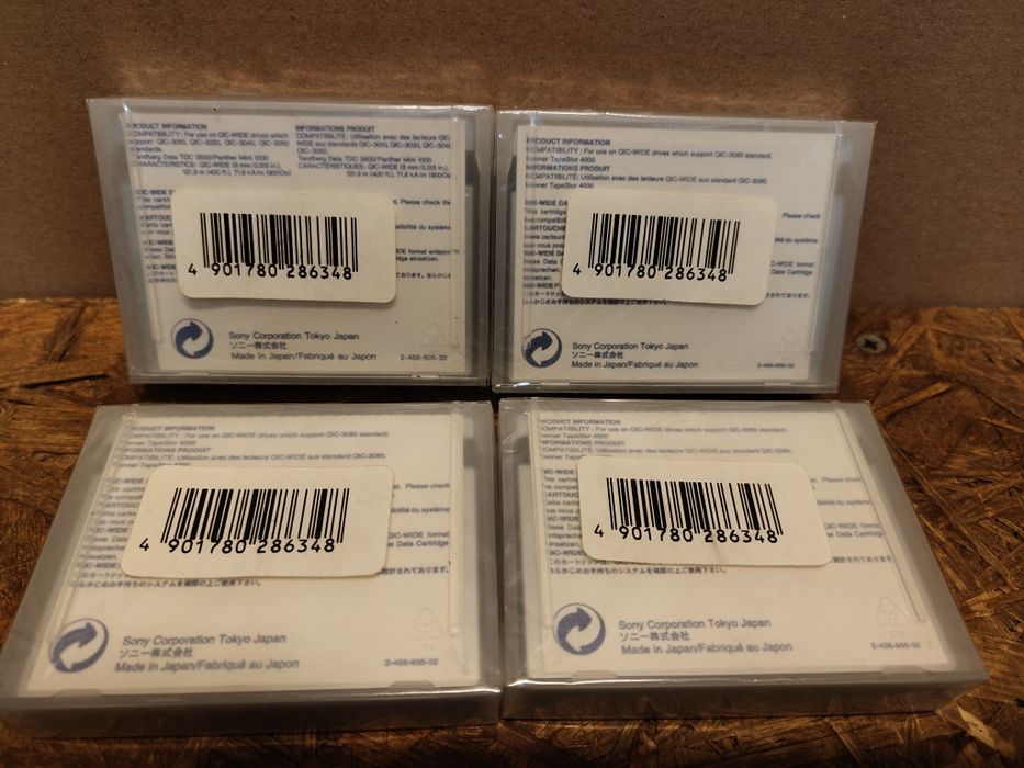 Taśma Sony 3000XLB, mini data cartridge